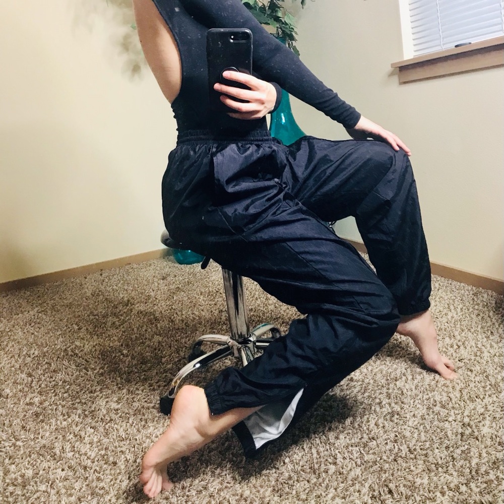 Black track pants